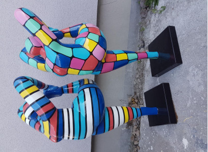 Designer Abstract Figures Modern Decorations Figures Woman Sculpture Sculptures